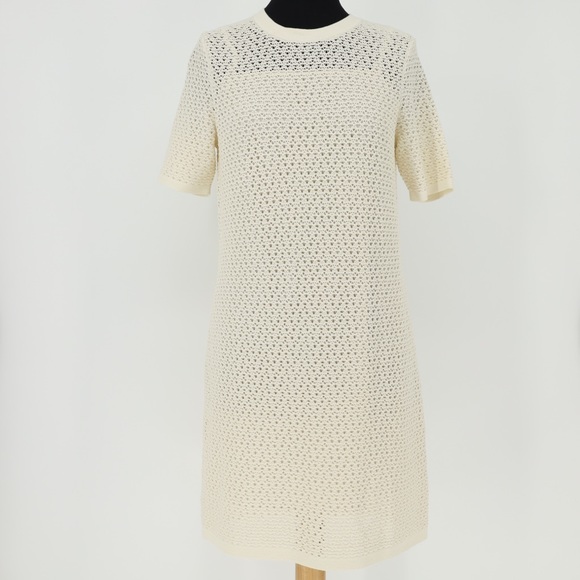 Banana Republic Dresses & Skirts - BANANA‎ REPUBLIC Pointelle Sweater Dress with Slip